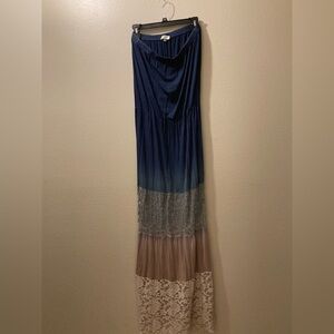 Umgee strapless maxi dress from